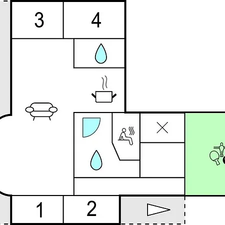 Four-bedroom In 度假居 *