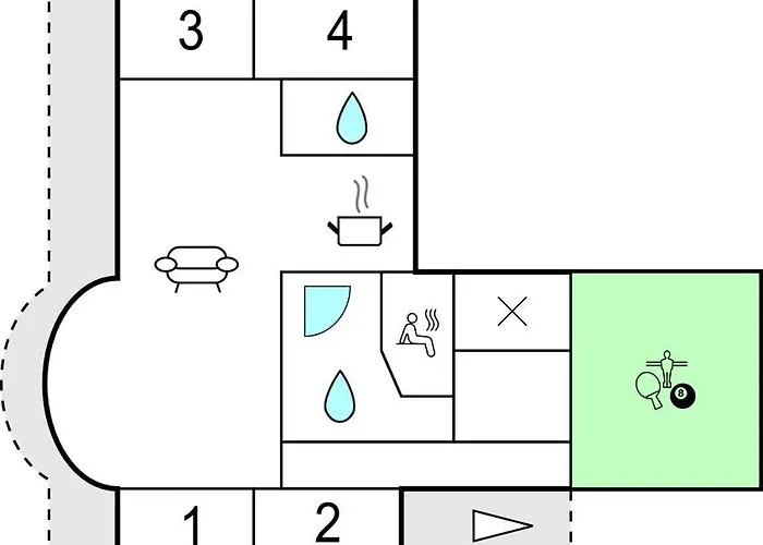 Four-bedroom In Сasa de vacaciones *
